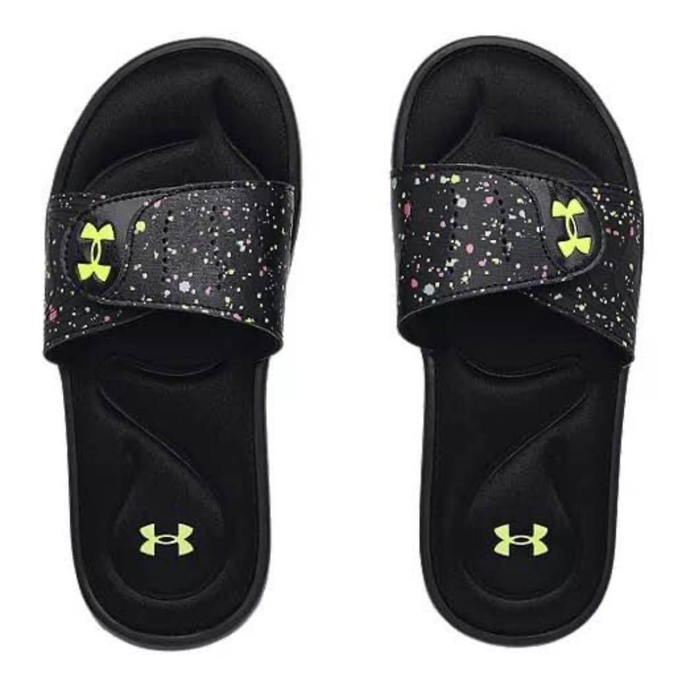 BRAND NEW youth under armour memory foam slides slippers 1Y 2Y 3Y 4Y